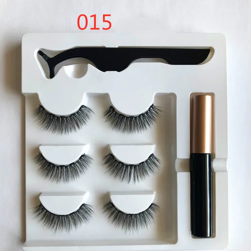 

Magnetic Liquid Eyeliner False Eyelash Set Eyelash Sticker Supernatural Simulation Thick Curling Beginner Magnet Eyelashes