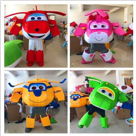 

Маскарадный костюм Super Wings, мужской маскарадный костюм-трансформер, маскарадный костюм, мультяшный костюм для Чейза