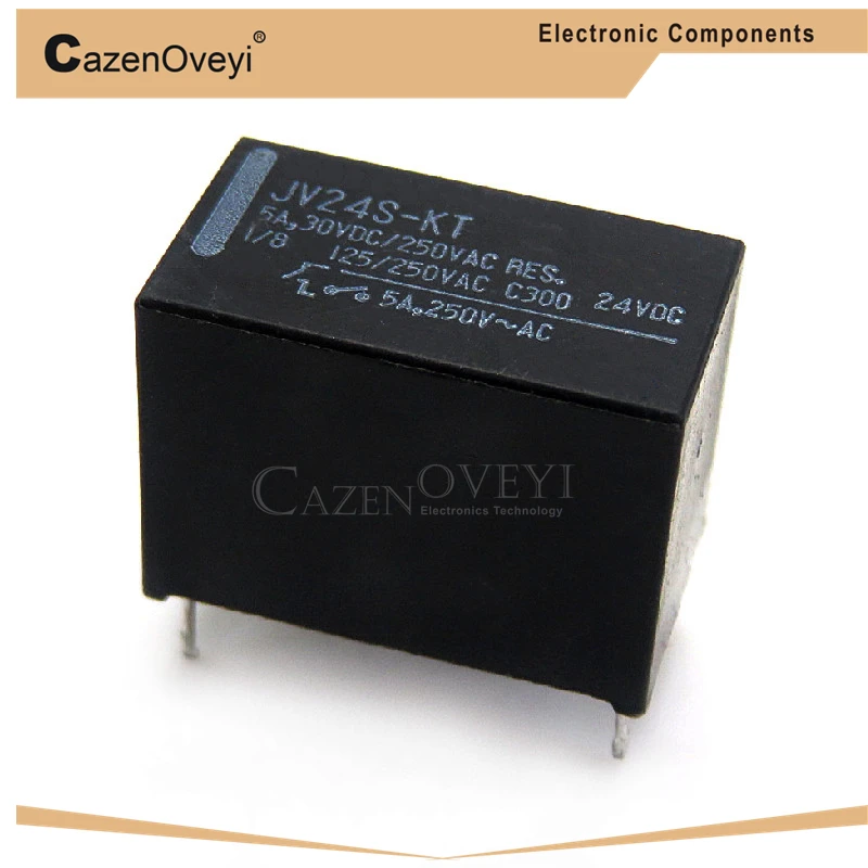 5 шт./лот JV24-KT = JV24S-KT 24V 24VDC DIP-4 5A 30VDC 250VAC в наличии на складе