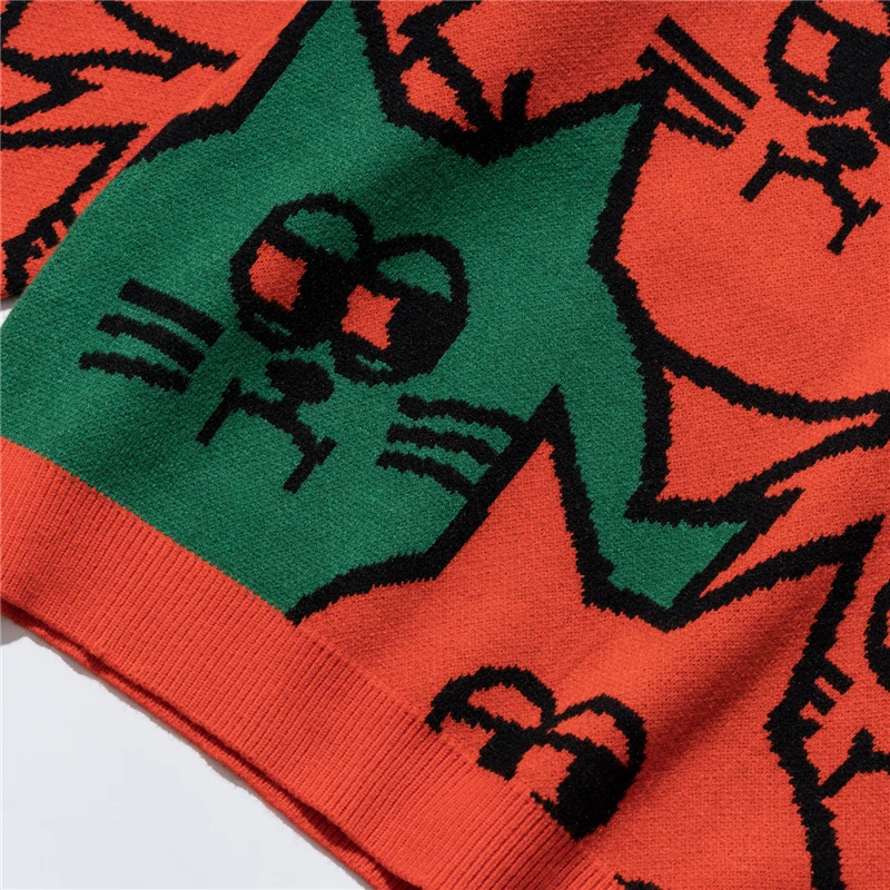 

Man Autumn Winter Pullover Red Black Full Sleeve Sweater Knitted O-Neck Cotton Soft Comfortable Loose Casual XL XXL Male Clothes