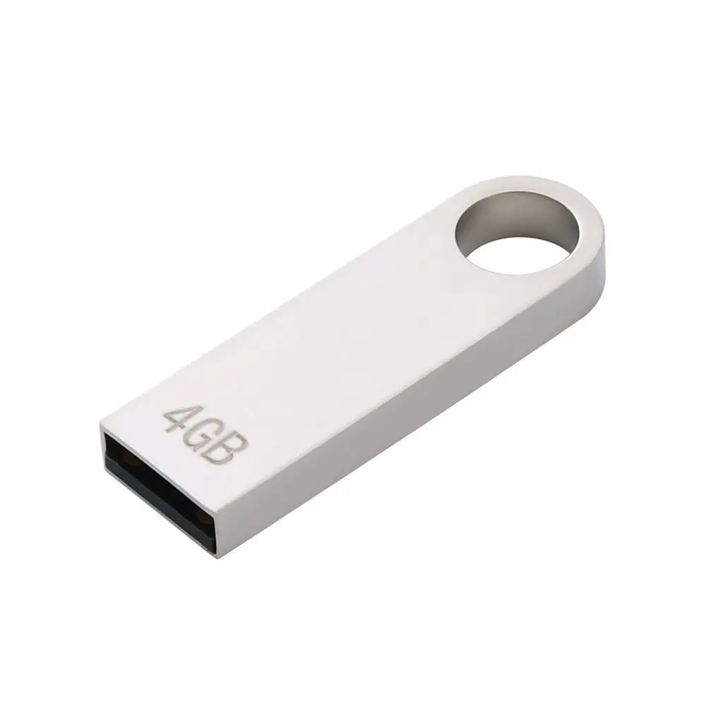 

Metal Mini Positive Circle Small And Exquisite Stainless Steel U Disk Smith Work Music Usb Flash Drive Portable Key Ring