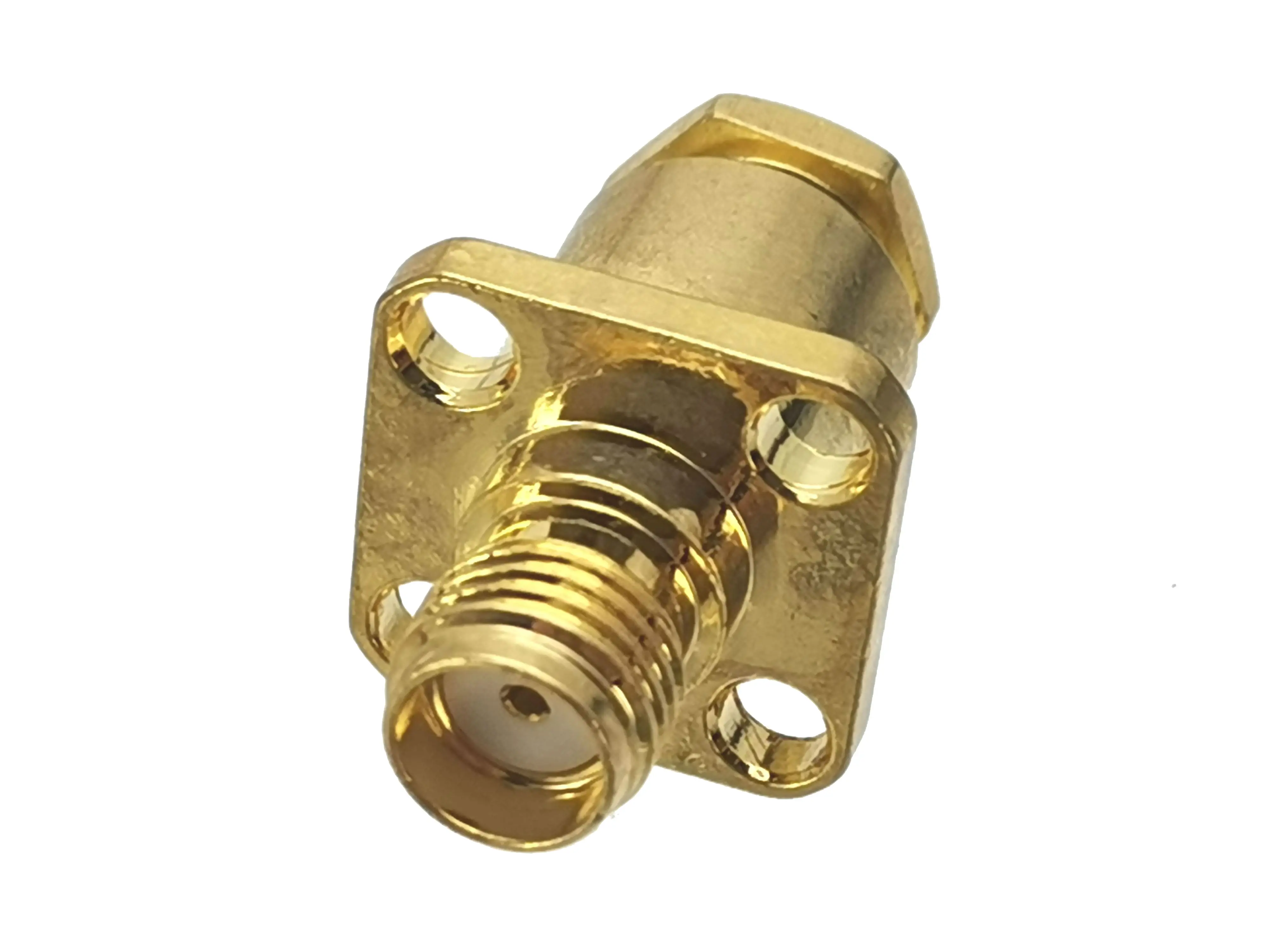 1 шт. разъем SMA Female jack 4 отверстия фланцевый зажим RG58 RG142 LMR195 RG400 кабель RF адаптер