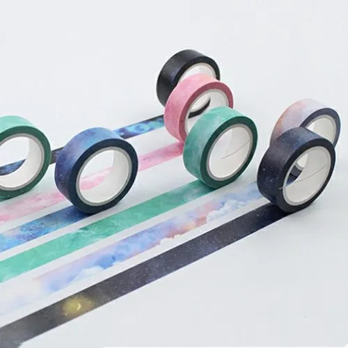 Декоративная клейкая лента для скрапбукинга 1 шт. | Канцтовары офиса и дома