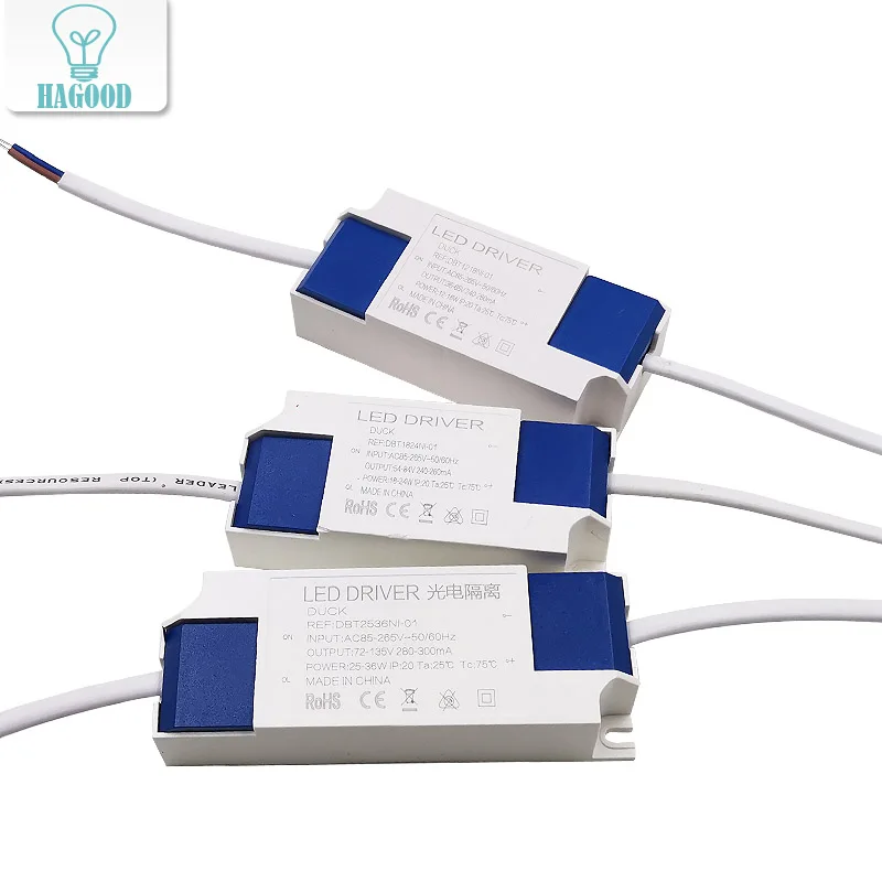 1 36 Вт безопасный пластиковый входной AC85 265V трансформатор постоянного питания