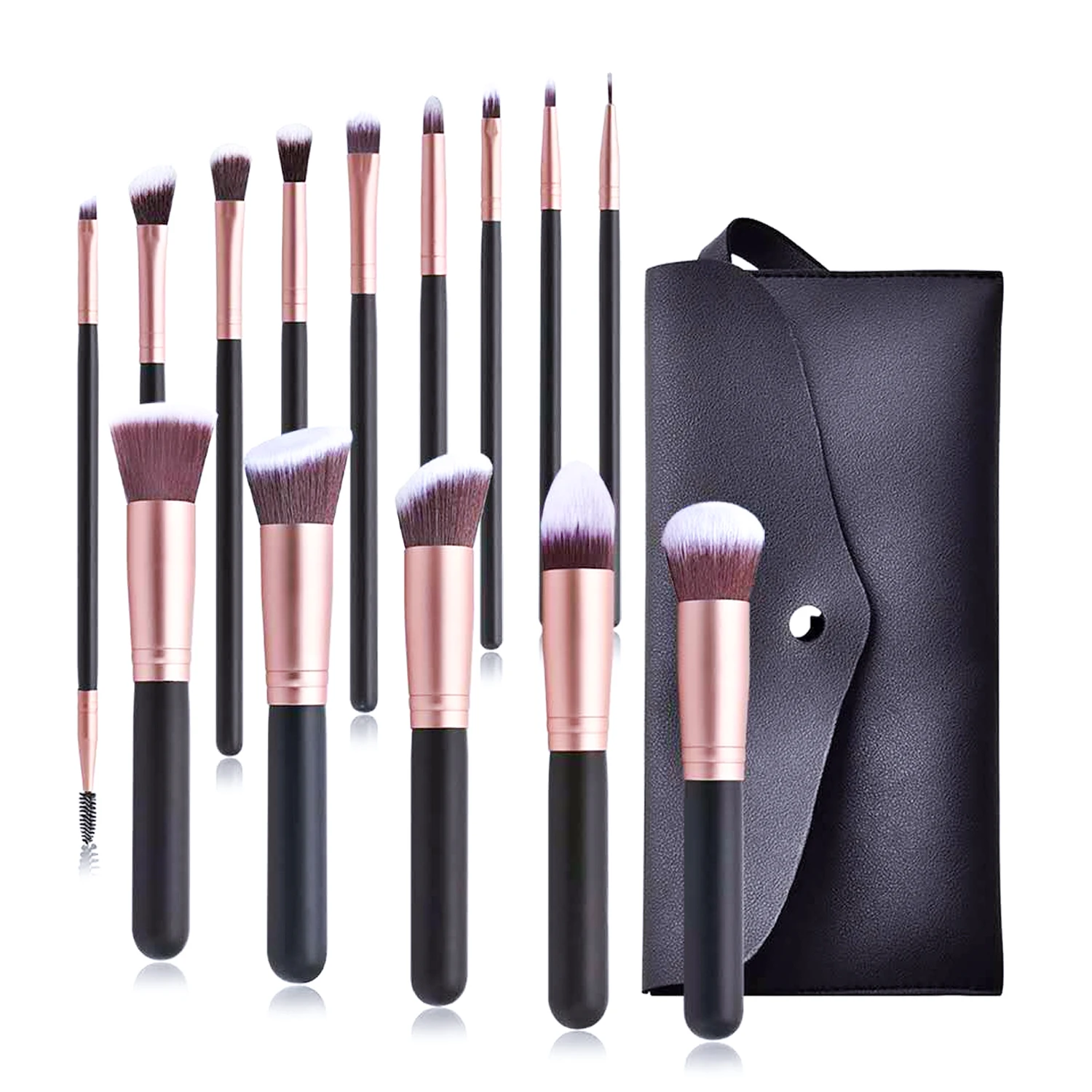 14pcs makeup brushes set for foundation powder blusher lip eyebrow eyeshadow eyeliner brush cosmetic tool