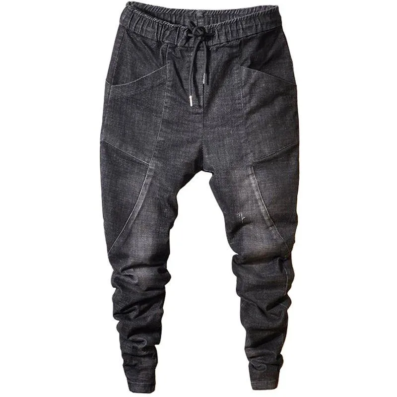 2019 новые модные повседневные мужские джинсы/обтягивающие прямые джинсы хип хоп
