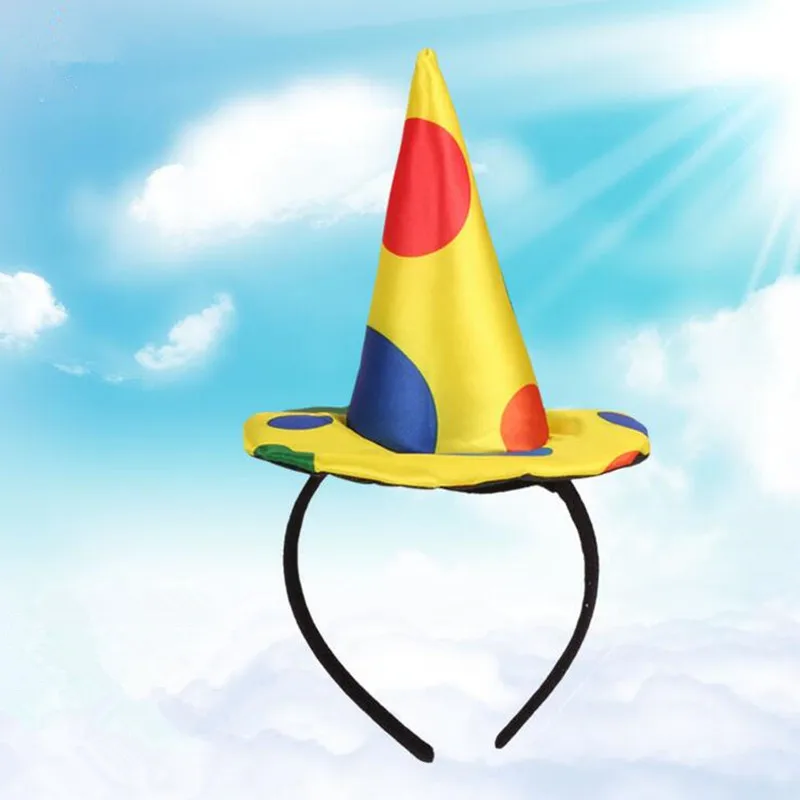 Для мужчин и женщин для мальчиков девочек клоун повязка на голову цирк головной