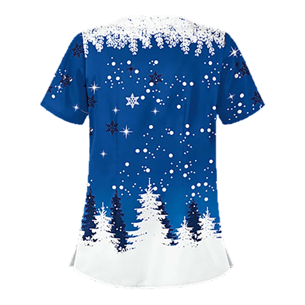 Рабочая форма футболка с V-образным вырезом униформа медсестры женская