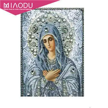 Miaodu Diy алмазная живопись Настенная Наклейка Ретро Религия подарок вышивка крестиком икона лидер Алмазная мозаика настоящая религиозная вышивка