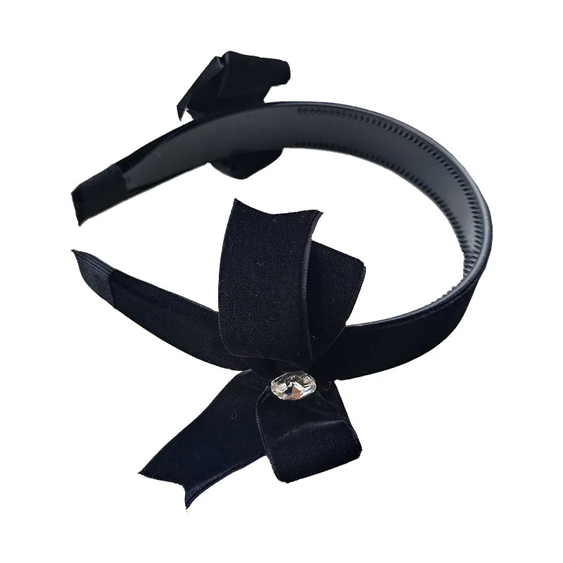 

Wholesale women Bow rhinestone headband girl's headwear lady's hair accessories ins elegant hairbands