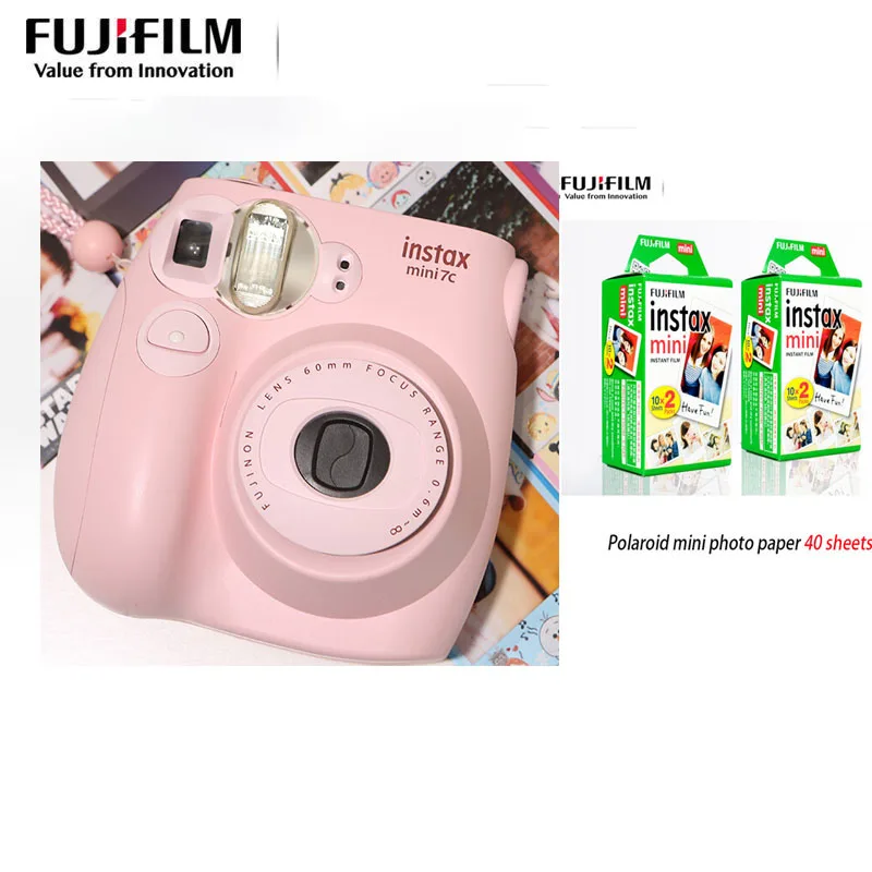 Fujifilm instax mini 7C однократная мини камера для мгновенной съемки Polaroid Mini7C подарок