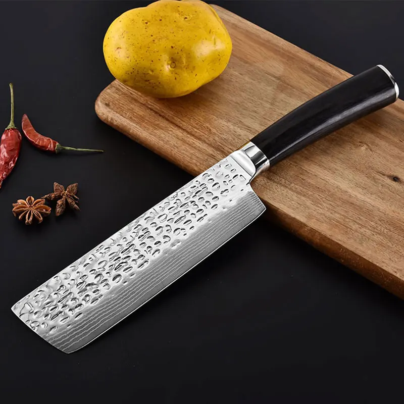 1 шт. 7 дюймов овощи мясо ножи накири дамасский японский инструмент для