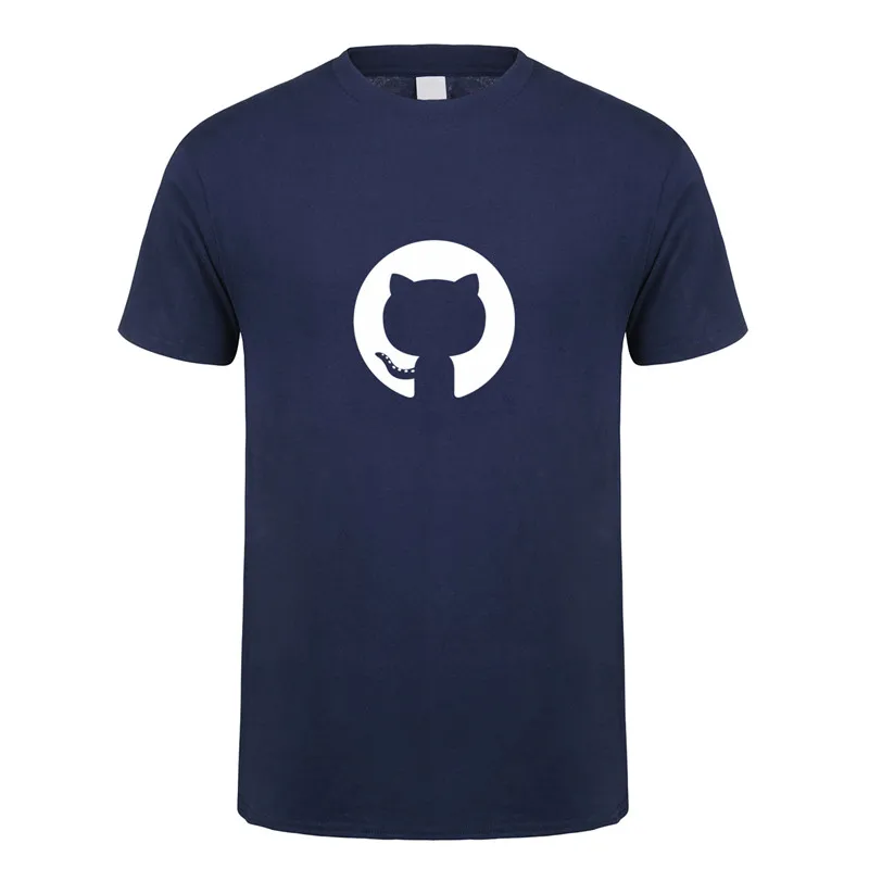 Футболка Github программируемая футболка с короткими рукавами LH 149|Мужские