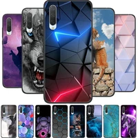 silicone cover for xiaomi cc9 case full protection soft tpu phone back cover cases for xiomi cc9e cc9 pro bumper coque cat wolf
