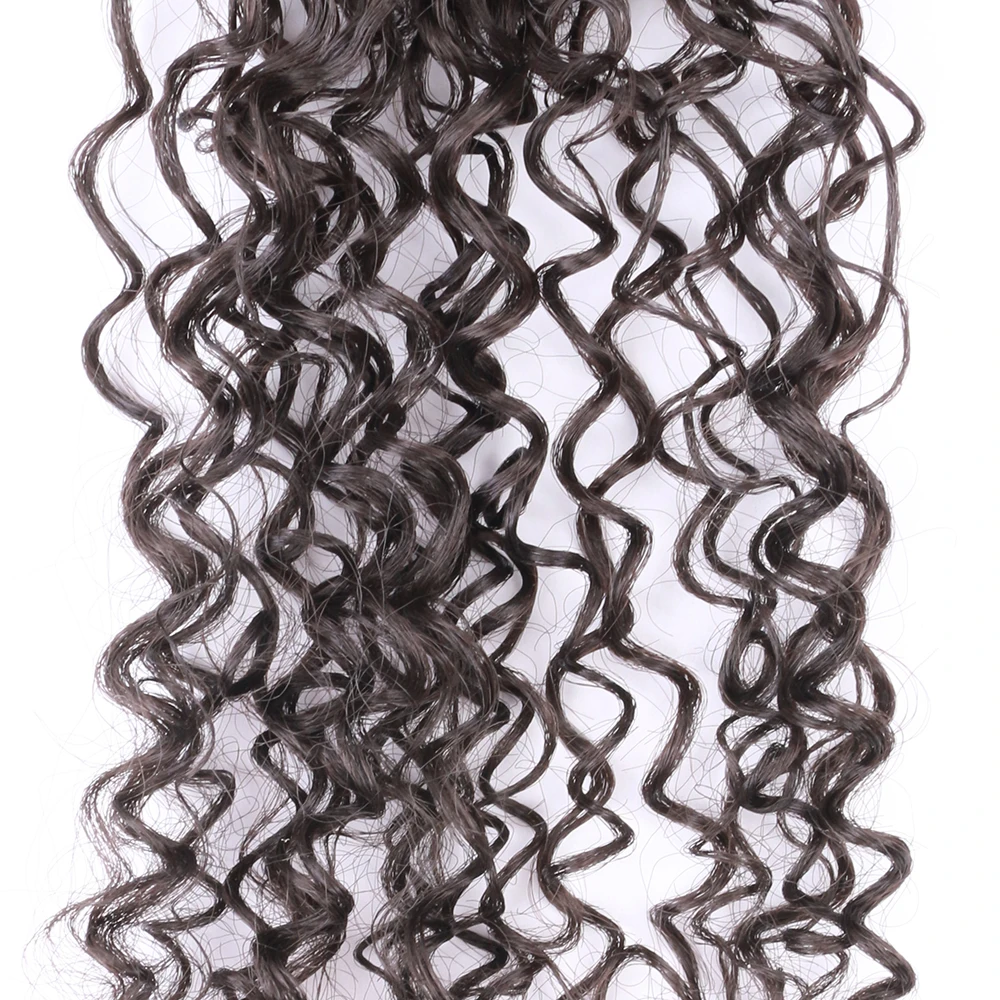 Кудрявые афро кудрявые конский хвост Афро американский короткий обруч