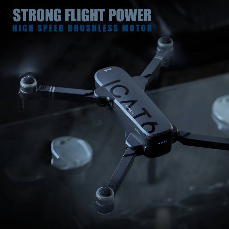 ICAT6 игрушки Дрон 4k дроны gps с камерой HD rc вертолет Профессиональный Дрон Селфи
