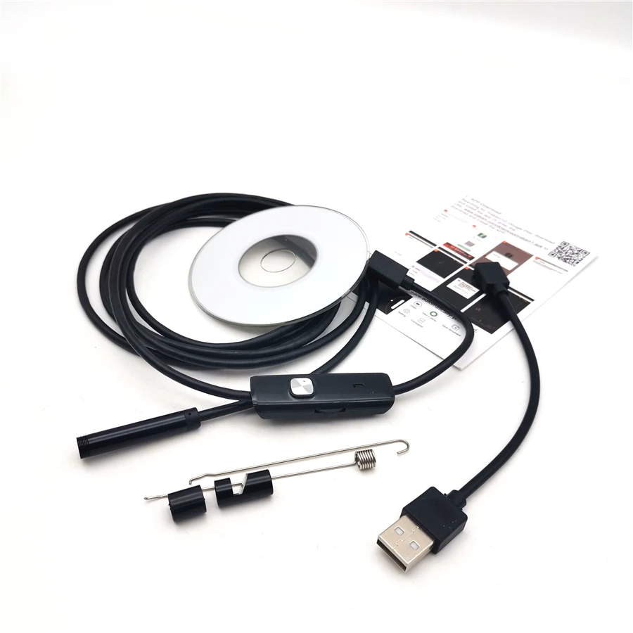 

2 м 6LED водонепроницаемый USB эндоскоп Инспекционная камера для OTG Android PC