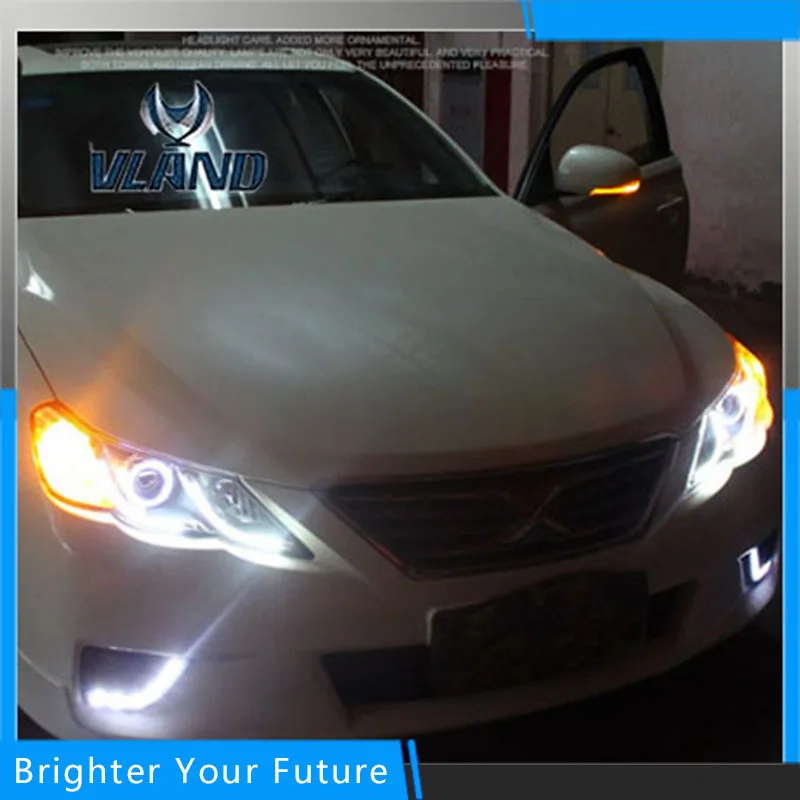 Светодиодный светильник для Toyota Reiz/Mark X 2010 2011 2012 2013 Би ксеноновый объектив