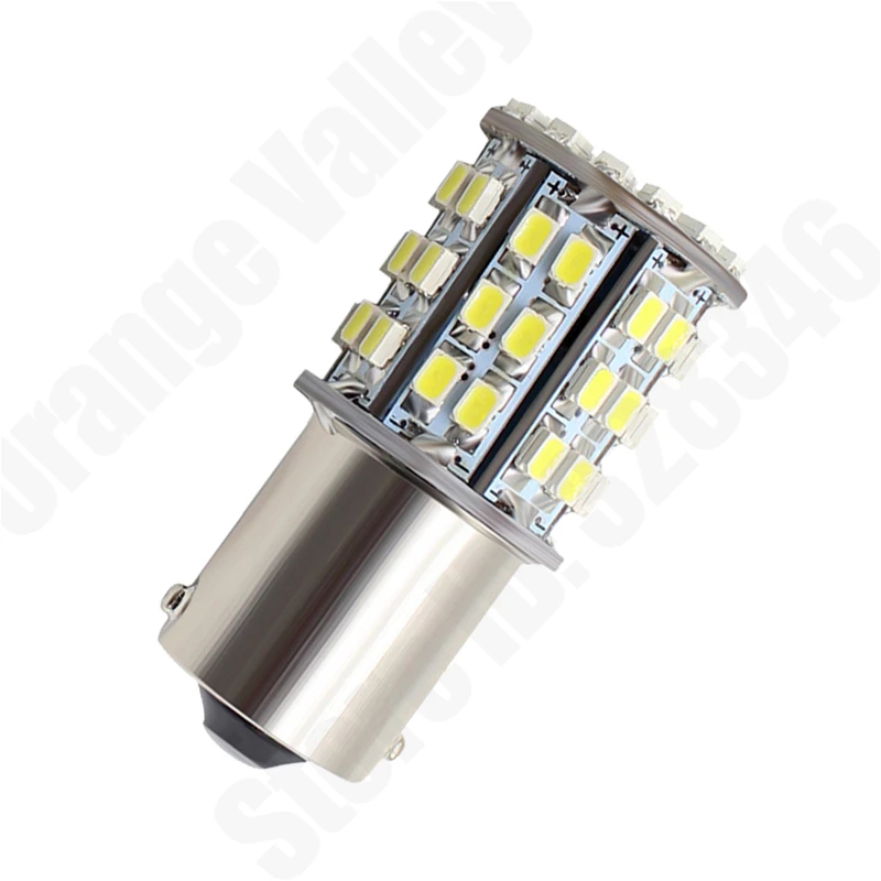 10 шт. супер яркие P21W 1156 BA15S 64 SMD светодиодный 1206 Автомобильные стоп сигналы