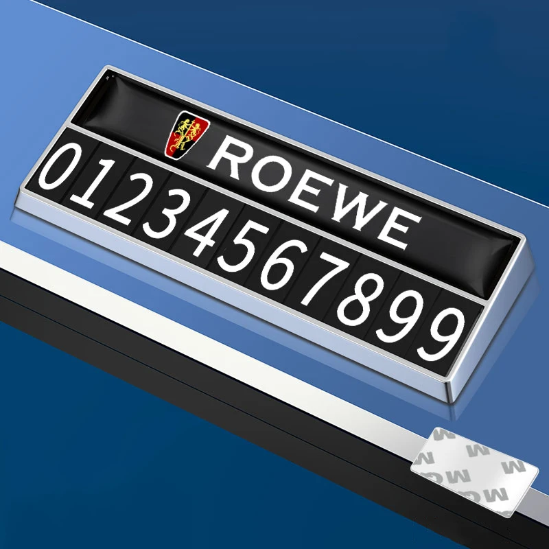 

Automobile Accessories For Roewe 750 950 350 550 E50 W5 216 Cabriolet 620 Si 416 GSi 1X Auto Temporary Parking Tips Number Plate