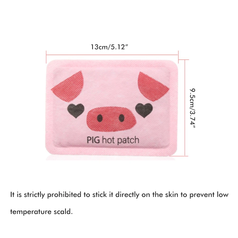 10PCS Pig Hot Patch Hand Body Warmers Cartoon Warmer Pads Heating Stick On Clothes For Outdoor Skiing And Walking |