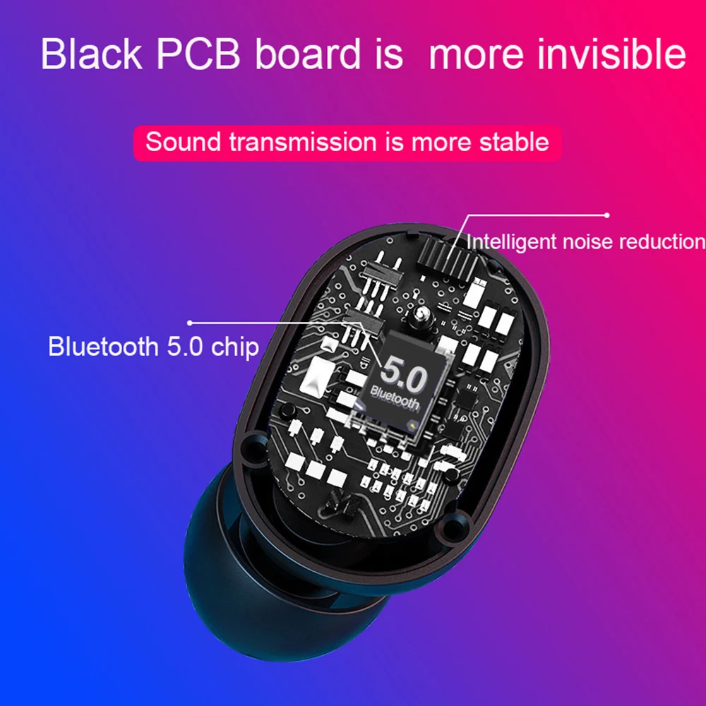 M13 Bluetooth 5 0 наушники Беспроводная стерео музыка Спорт водонепроницаемый