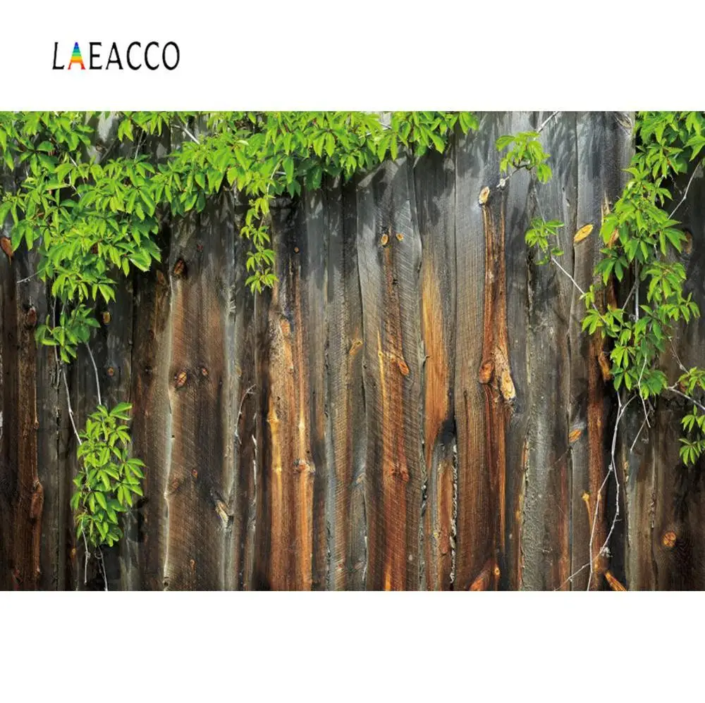 Laeacco Весна винограда с изображением старой деревянной стены настенные