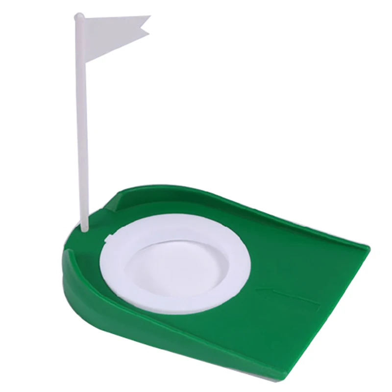 

Golf Putting Green Regulation Cup Hole Flag Indoor Home Yard Outdoor Practice Training Trainer Aids Golf Putting Trainer