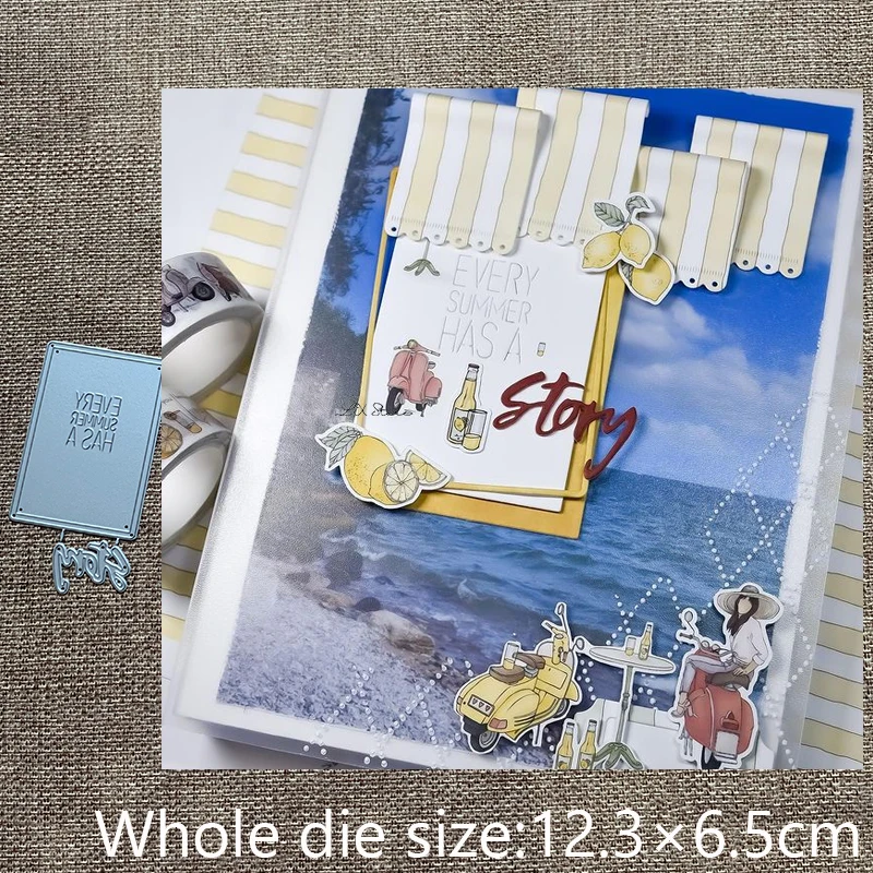 

XLDesign Craft Metal Cutting Dies stencil mold letter frame decoration scrapbook Album Paper Card Craft Embossing die cuts
