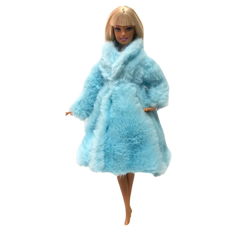 Not Include Doll D NK Mix Кукольное пальто высококачественная одежда модное платье ручной работы растущий наряд Фланелевое пальто для куклы Барби аксессуары DIY игрушка JJ - Цвет: Not Include Doll D