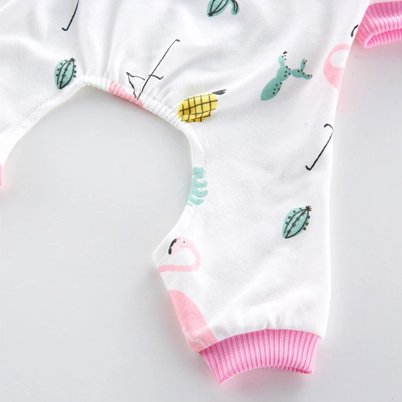 Cute Cat Clothes Pajamas Soft Vest T Shirt for Small Dogs Pet Clothes Clothing Cat Vest Jumpsuit Spring Autumn Outfit 35