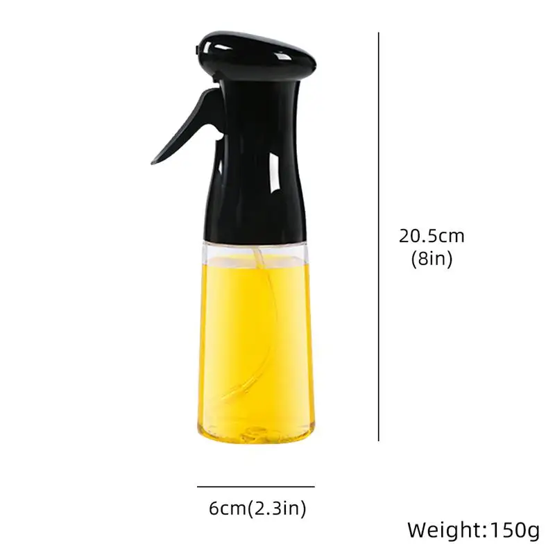 

200ml Oil Spray Bottle Cooking Baking Vinegar Mist Sprayer Barbecue Spray Bottle Cooking BBQ Grilling Oil Dispenser Kitchen Tool