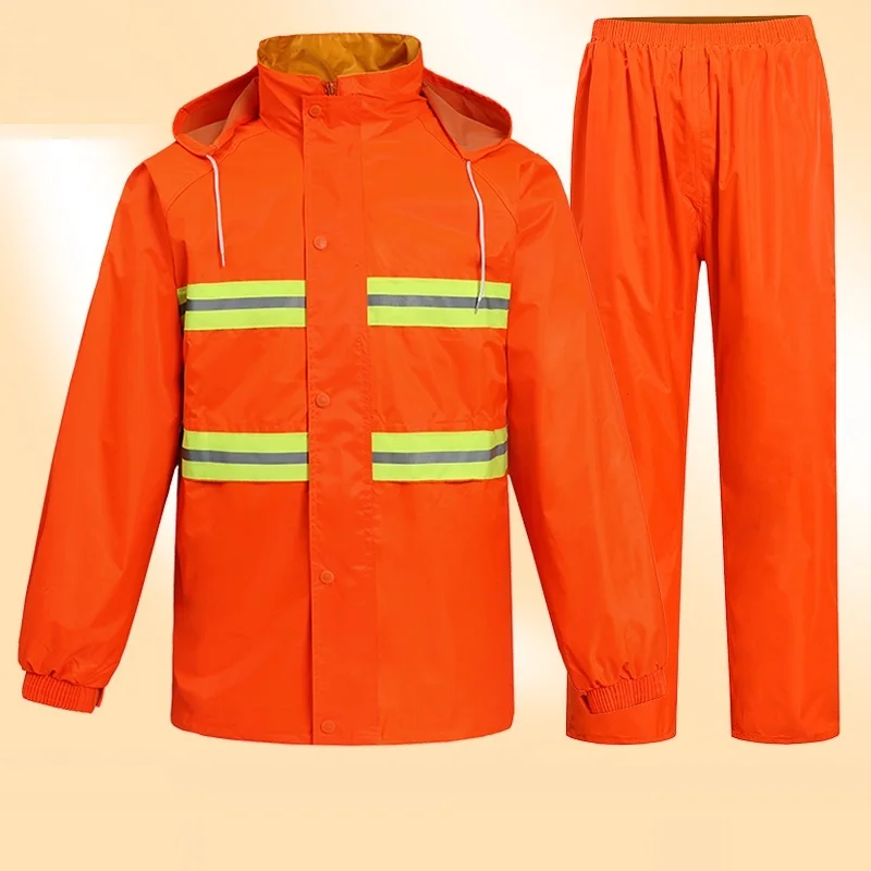 

Reflective Impermeable Raincoat Women/Men Rain Coat Outdoor Hood Women's Raincoat Motorcycle Fishing Campe Rain Gear Men's Coat