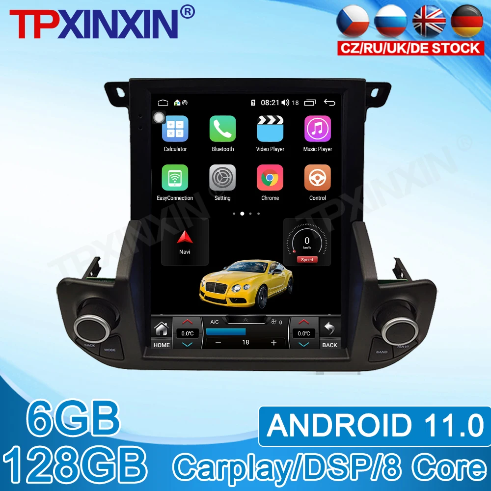 

Android 11.0 128GB Carplay For Land Rover Discovery 4 Multimedia Player Radio IPS Screen DSP Tape Recorder Video Navigation GPS