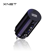 XNET G5 Portable Wireless Tattoo Battery Power Supply RCA Interface For Rotary Machine Fount Adapter Fast Chargering