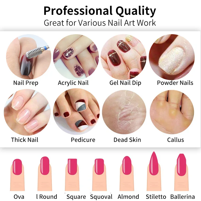 Вольфрамовая твердосплавная фреза для маникюра электрическая ногтей аксессуары