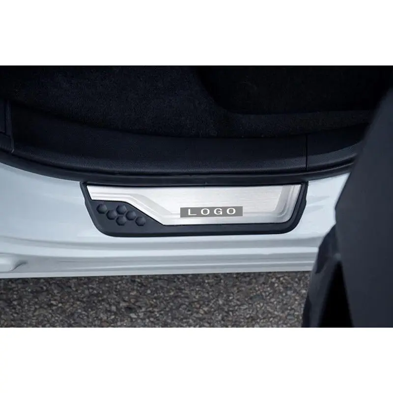 

Brand New Stainless Steel Door Sill Scuff Plate Set Kit 4Pcs Replacement Spare Parts FOR HONDA CR-V CRV 2017 2018