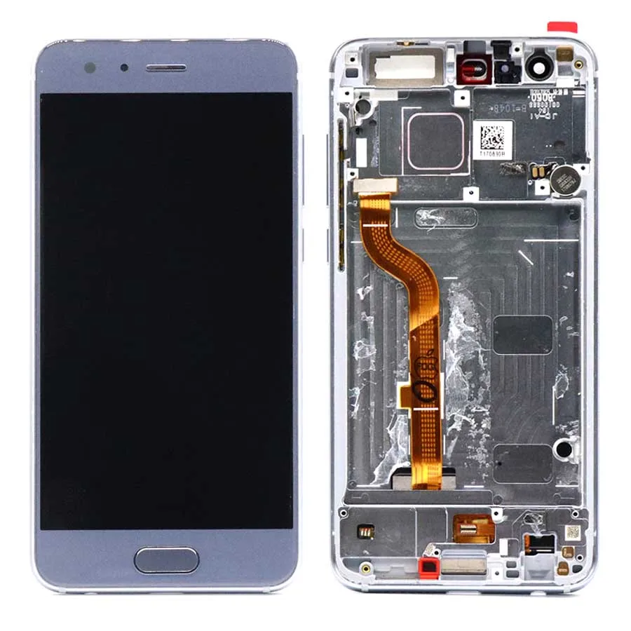 ЖК-дисплей для Honor 9 Дисплей Сенсорный экран с рамкой Digitizer для Huawei Honor 9 ЖК-дисплей Дисплей STF-L09 STF-AL10 STF-AL00