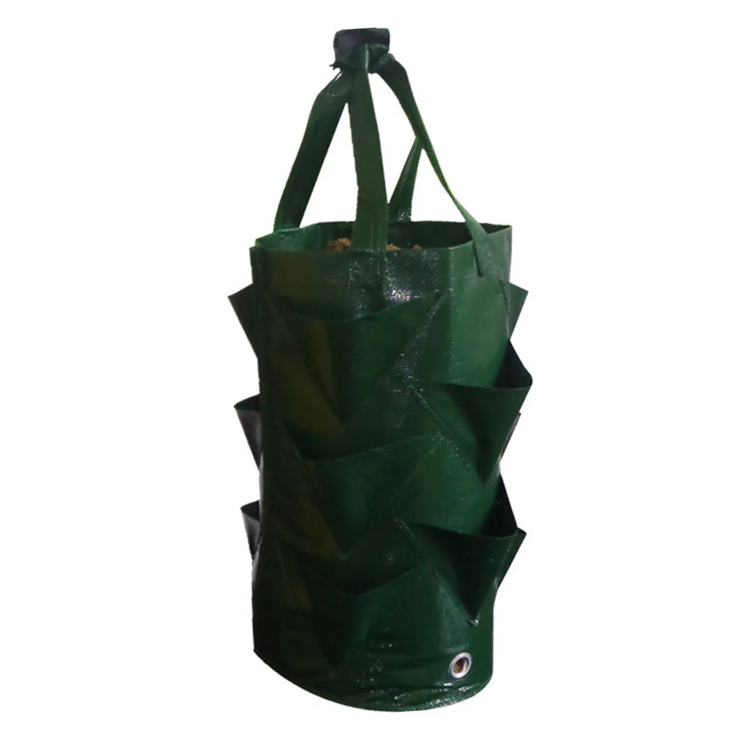 Behogar 3 галлона клубника Посадка сумка многоходовой контейнер клубники травы