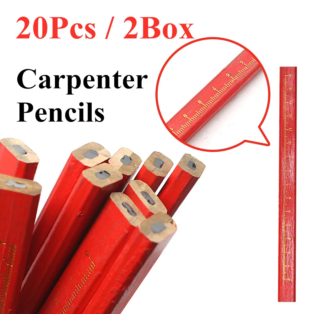 S Diy Builder Joiners Woodworking Craft Thick Core Flattened Mark Custom Pen Office Stationery