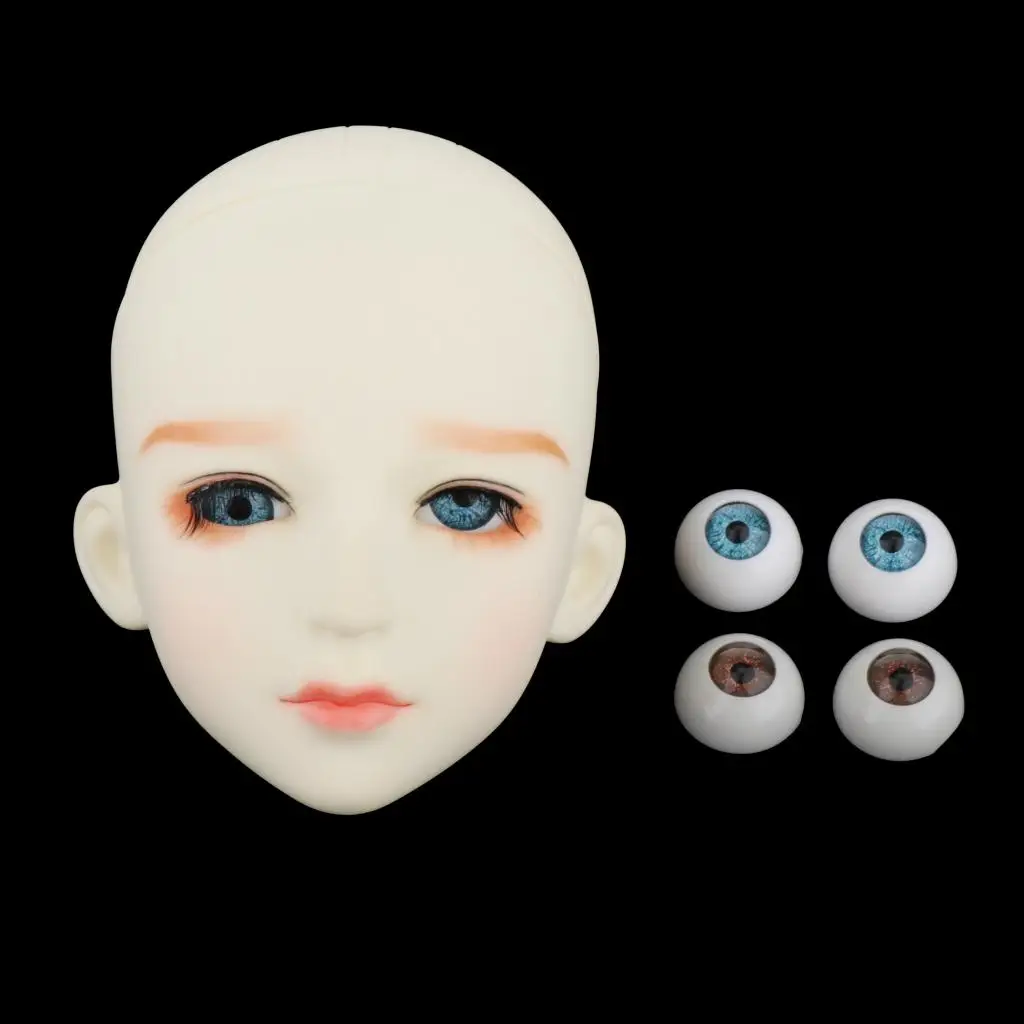 Прочная форма для головы и лица 1/3 BJD 3D глаза тренировочная голова Женская