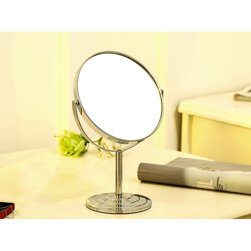 Magnifying Makeup Mirror Desk Stand Portable Mirrors Double-Sided Beauty Cosmetic Gifts for Lovers Wearable | Красота и здоровье