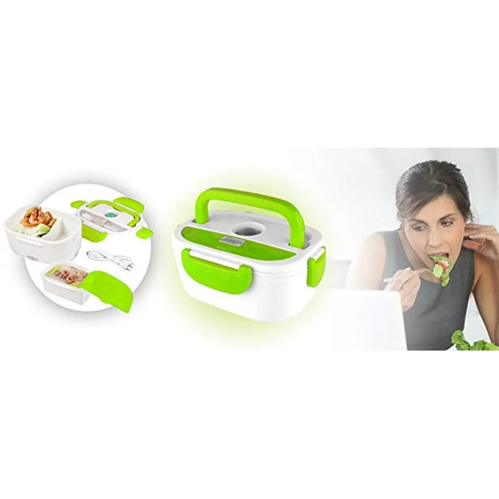 Электрический Ланч-бокс с термической динамикой EU US и ложкой удобный легко