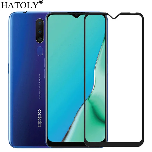 2 шт. закаленное стекло для Oppo A5 2020 защита экрана A9 полное покрытие 3D пленка с