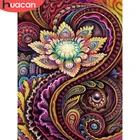 HUACAN DIY алмазная живопись цветок 5D DIY Алмазная вышивка цвет розовый стразы изображения вышивка крестом, украшение для дома