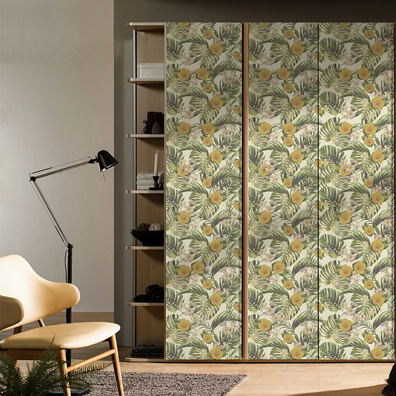

Flower Vintage Stickers Aesthetic Retro Romance Furniture Stickers Neutral Vogue Film Adhesif Pour Meuble Cuisine Decor EI50TM