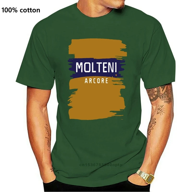 

Новая мужская хлопковая Футболка Molteni Racing Team с коротким рукавом черного цвета