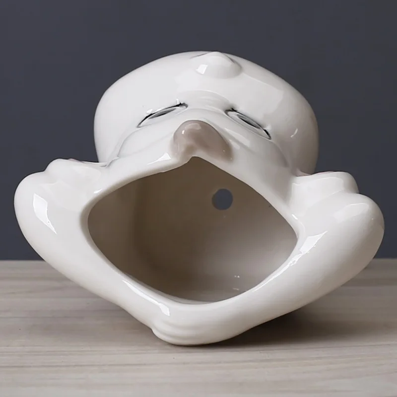 

kitchen gadgets and accessories Ceramic Flower Pots Modern Minimalist And Heat Resistant With Drainage Holes Summer Hot Style