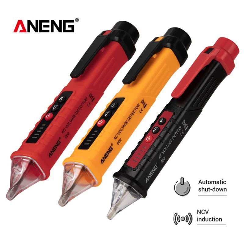 

ANENG Electric Indicator 12V-1000V Multifunctional Voltage Tensioner Detector Pen Test VD801 Electric Sensor Tester L15 Pencil