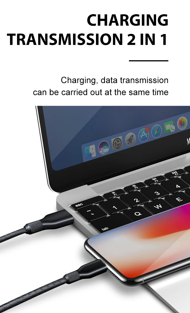 IONCT 3A Micro USB Дата-кабель для быстрой передачи данных зарядки для iPhone Xiaomi samsung Android usb c type-c кабель мобильного телефона зарядное устройство Шнур провода